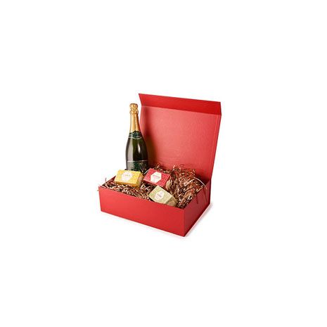 Large red hamper